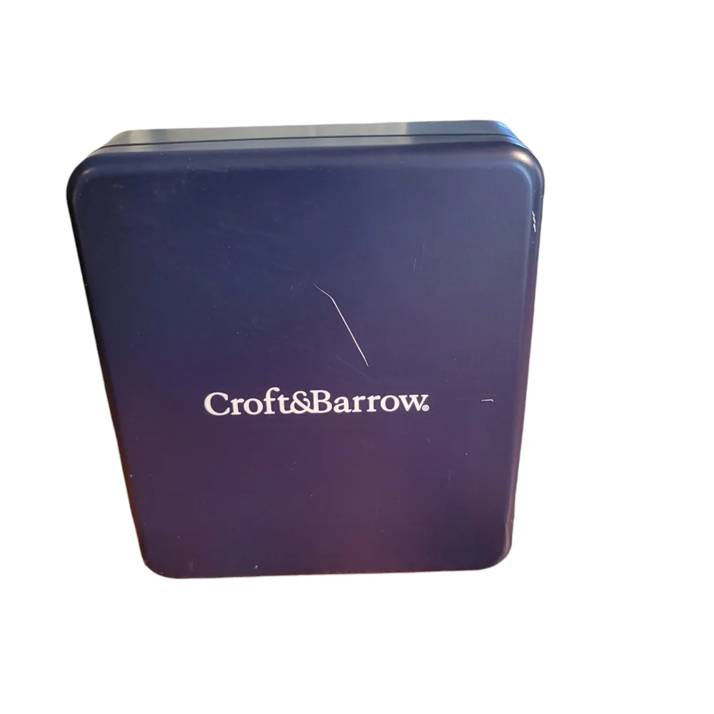 NWT Crofts & Barrow Leather Men's Slim Bifold Wallet